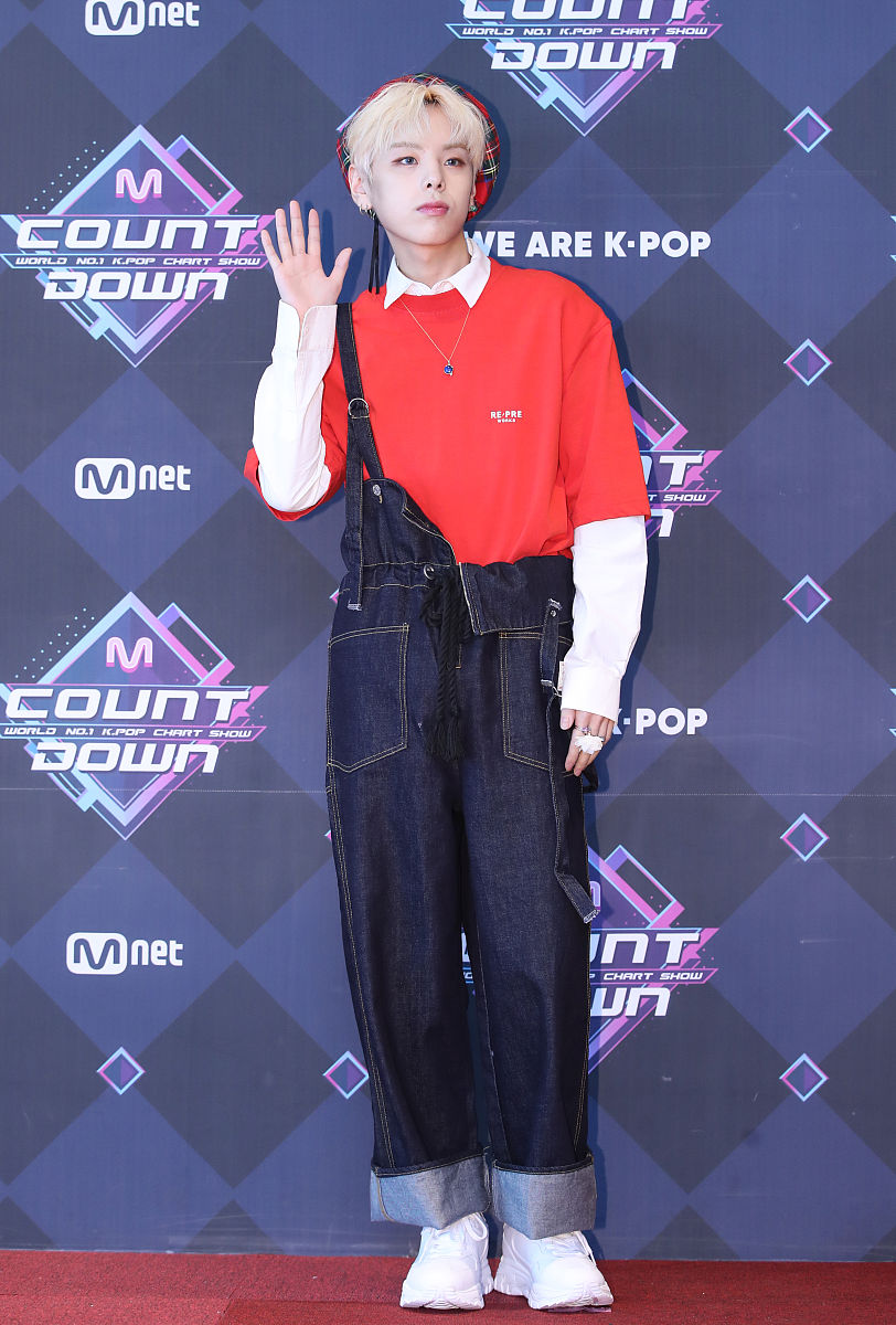 2019年9月19日,韩国首尔,明星参加《m! countdown》节目彩排.(=1)   =