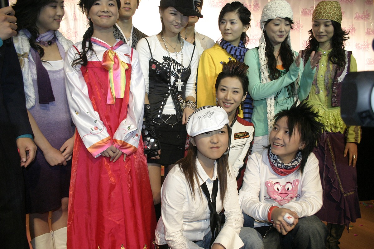 2005年12月9日,湖南长沙,电视剧《超级女声》首次举行新闻发布会.+++_