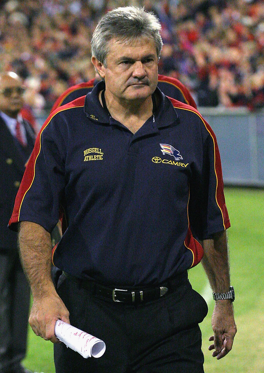melbourne, australia - may 6:  coach of the  crows neil craig lo