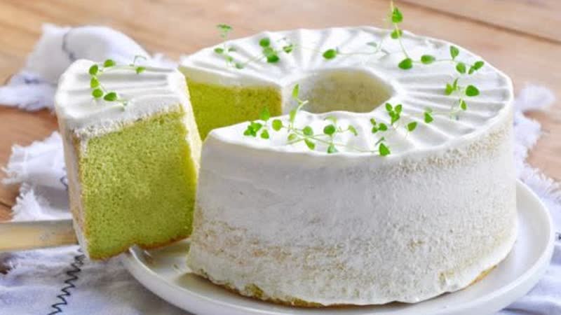 林俊杰安利的绿蛋糕～香兰叶戚风蛋糕,在家也能轻松制作!