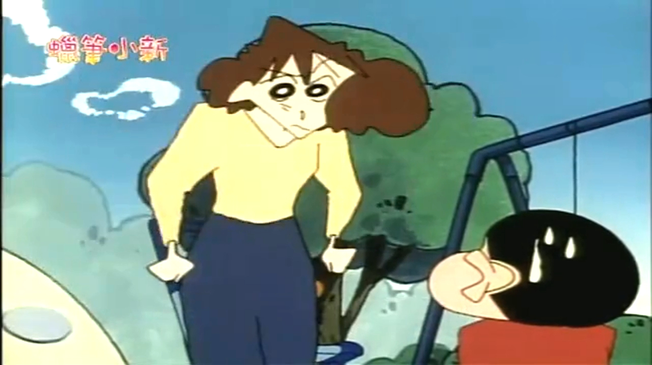 蜡笔小新:美伢让小新好好算零钱,小新却让美伢数数肚子上的肥肉