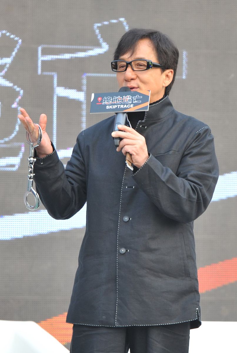 2014年10月23日讯,北京,23日,电影《绝地逃亡》举办发布会成龙