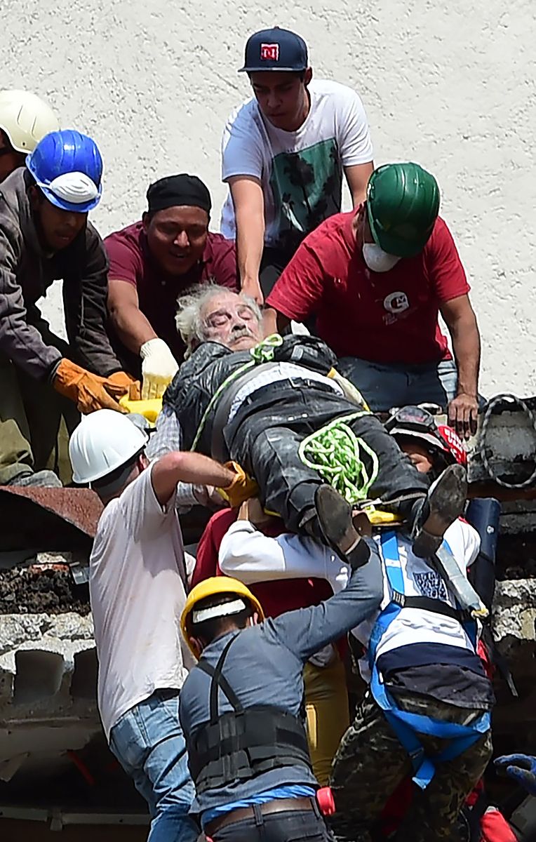 墨西哥发生7.1级地震 已致138人死亡(精选图)
