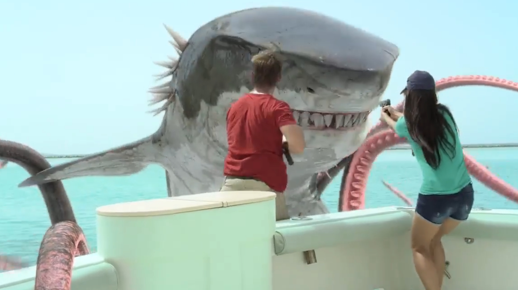 这是什么鱼,不但长着触角,还可以上岸袭击人类,一部恐怖科幻片