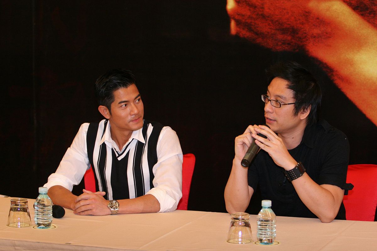 2007年9月25日,北京,电影《c+侦探》北京记者会举行.郭富城  导演彭顺