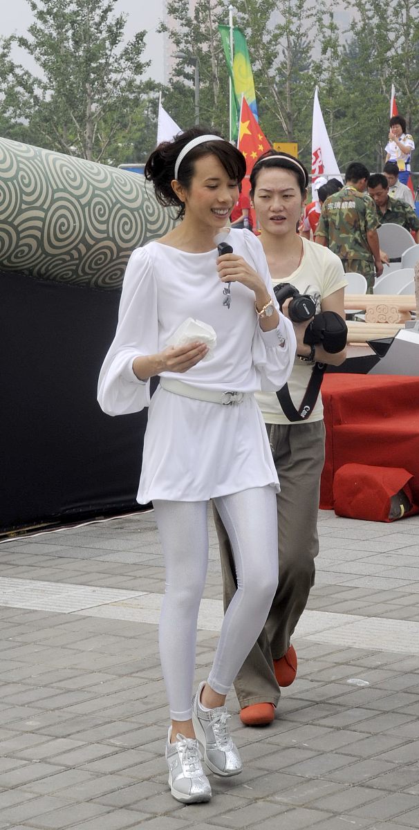 2008年8月9日,北京,《中国故事》大型文化展示活动在奥林匹克中心区正