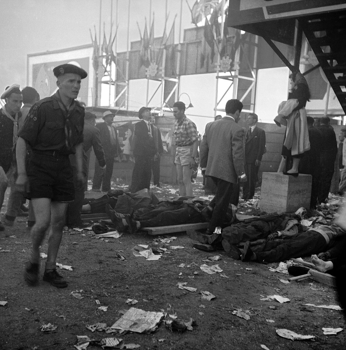 (files) - a file picture taken on june 11, 1955 during the 23th 