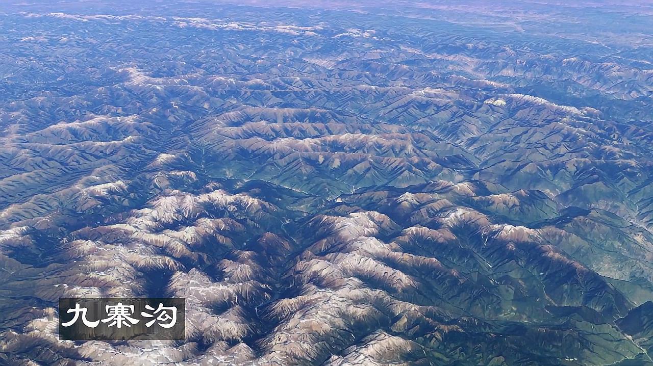 [图]给你一个不一样的九寨沟,卫星视角震撼视野,雪山湖泊人间绝境