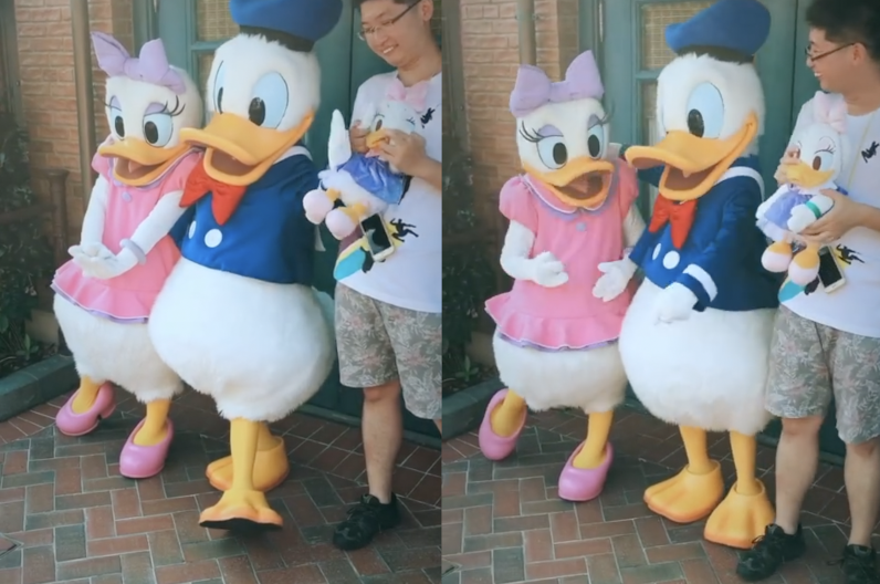 唐老鸭遇见情敌,醋意护妻太可爱鸭