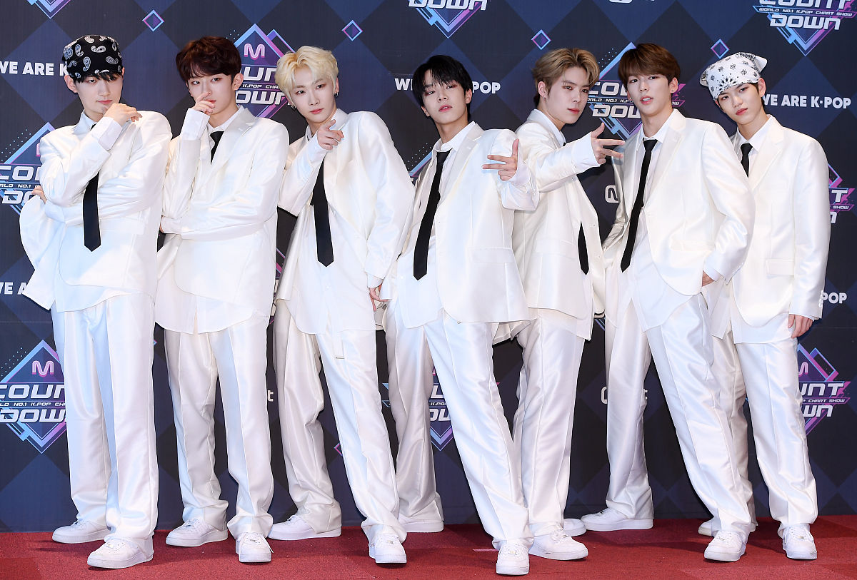 2019年9月19日,韩国首尔,明星参加《m! countdown》节目彩排.verivery