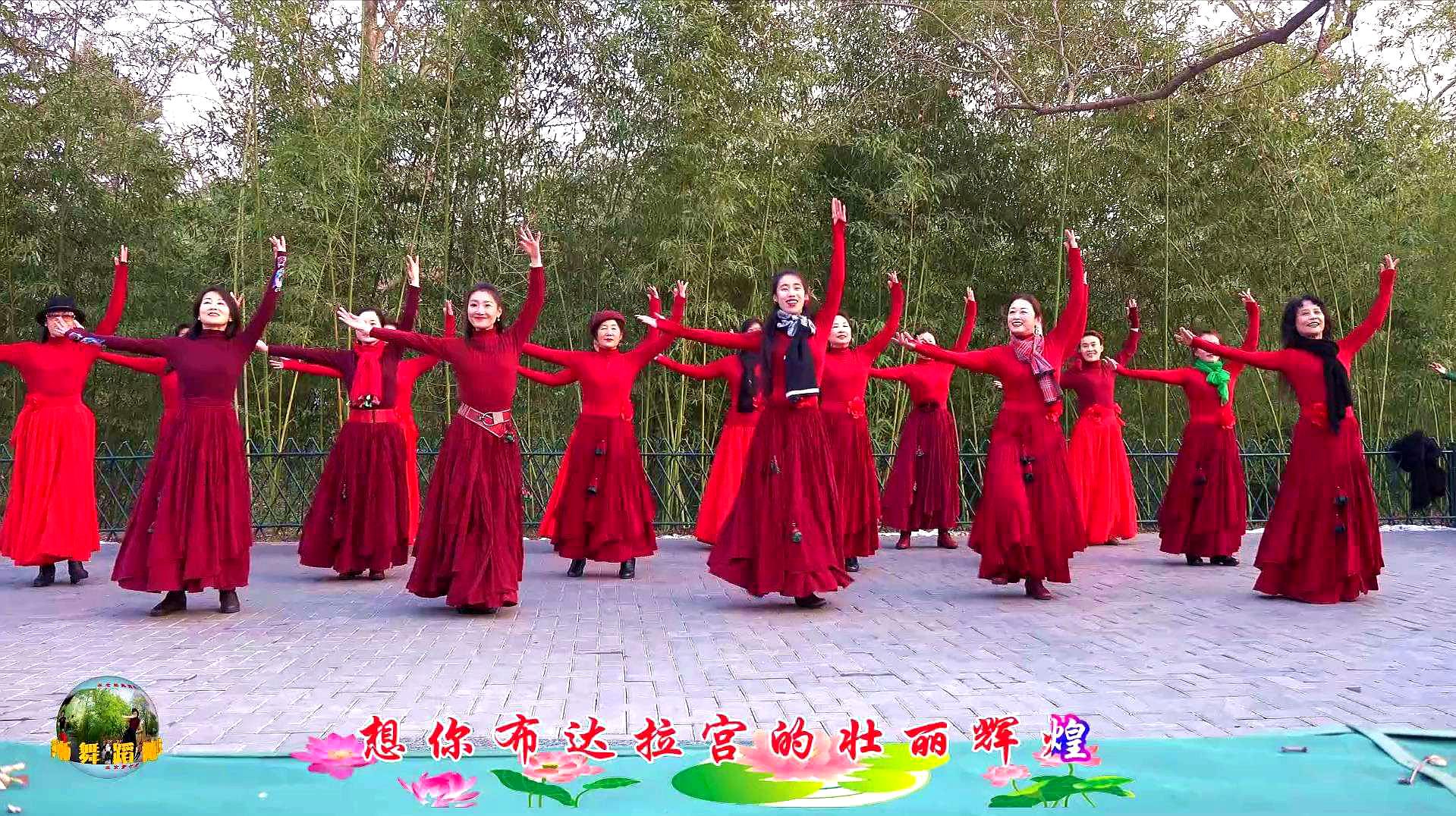 紫竹院广场舞《想西藏》,告别2019,迎接2020
