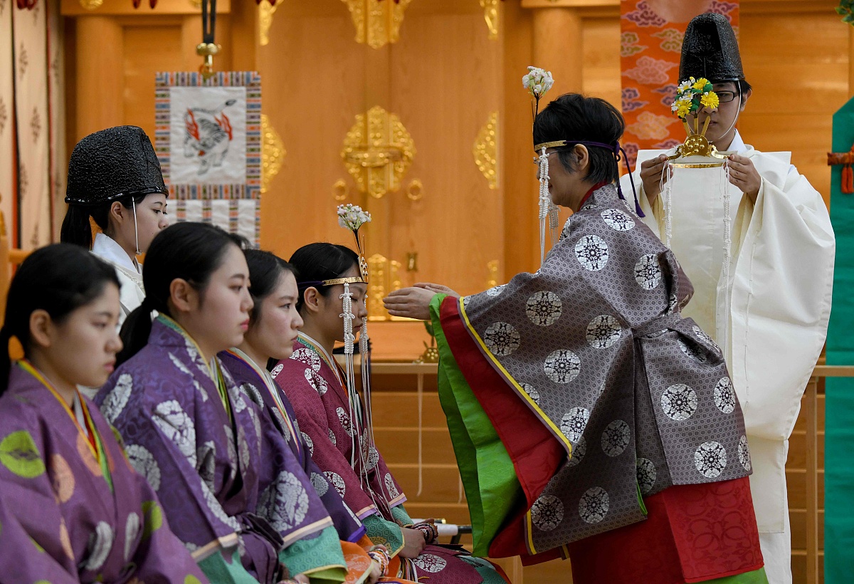 当地时间2018年1月20日,日本东京,日本国学院大学举行成人之日仪式,所
