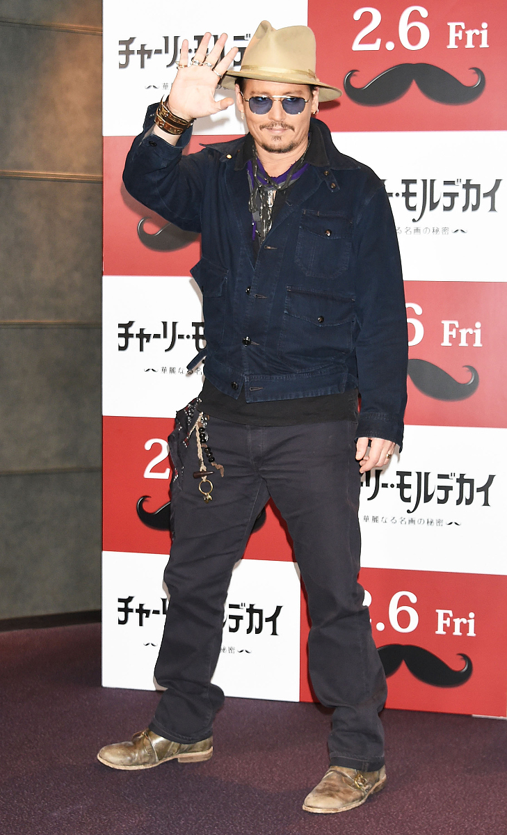 2015年1月28日,日本东京,电影《贵族大盗》发布会举行.***_***tokyo, 