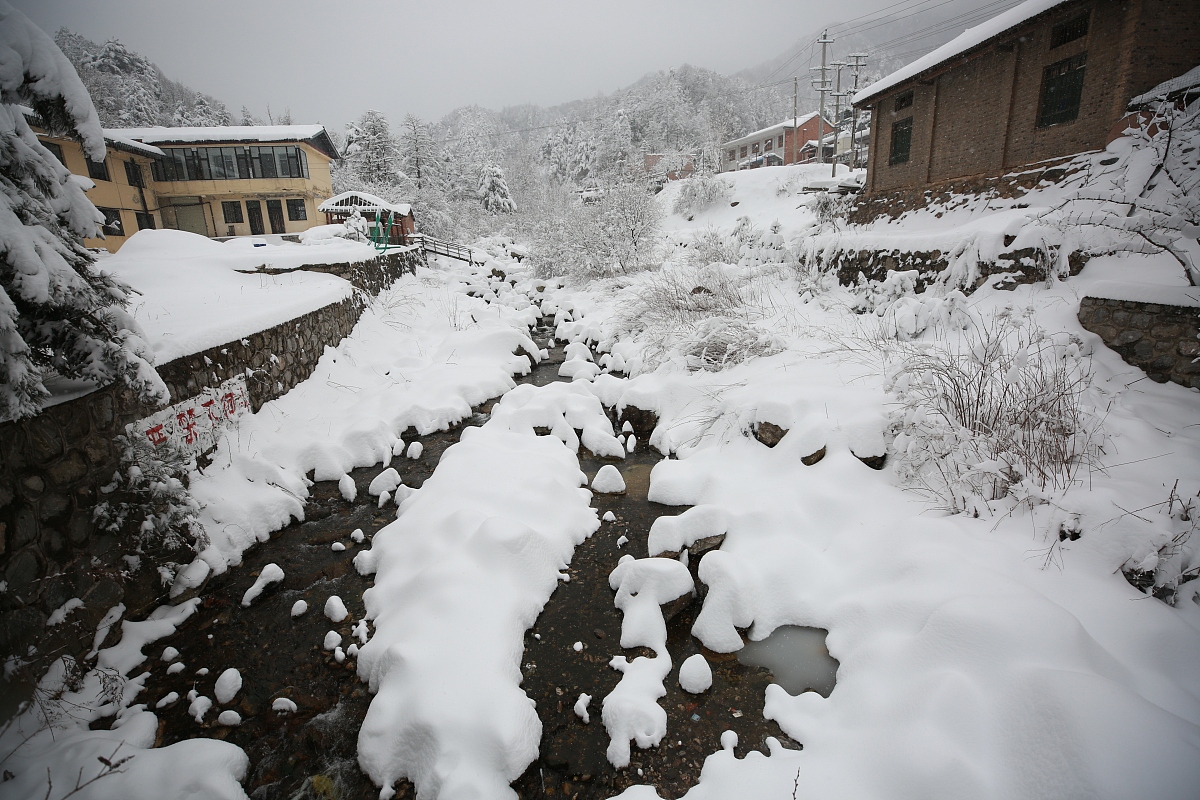 冬日雪景：童话般的银装世界