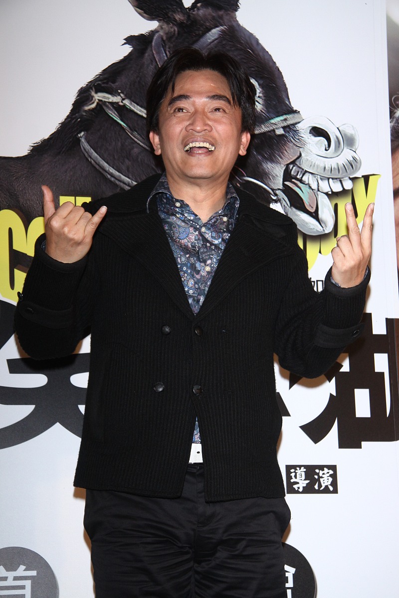 2011年1月24日,台北,武侠搞笑动作片《大笑江湖》首映会.***_*** 吴宗