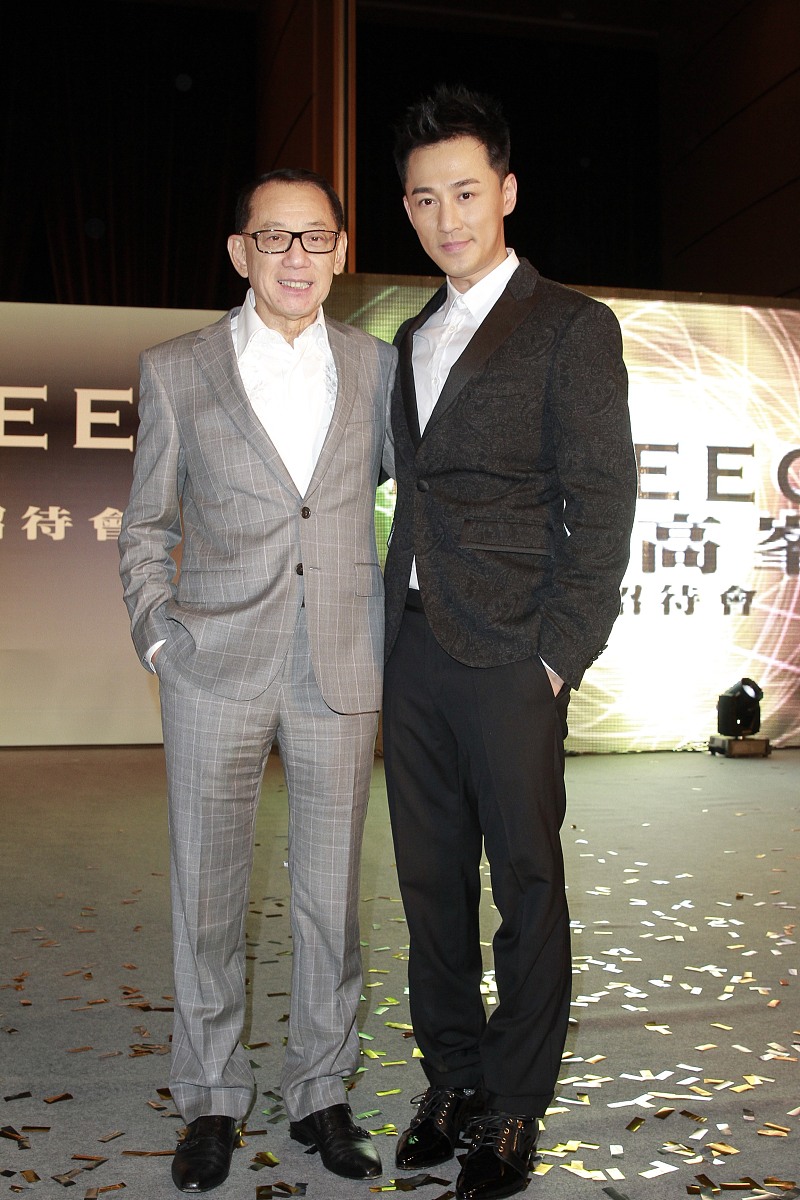 2014年11月24日,香港,林峰转投英皇娱乐举办加盟记者会.***_*** , 林