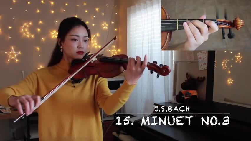 [图]第三号小步舞曲 Minuet No.3 - 铃木小提琴第一册