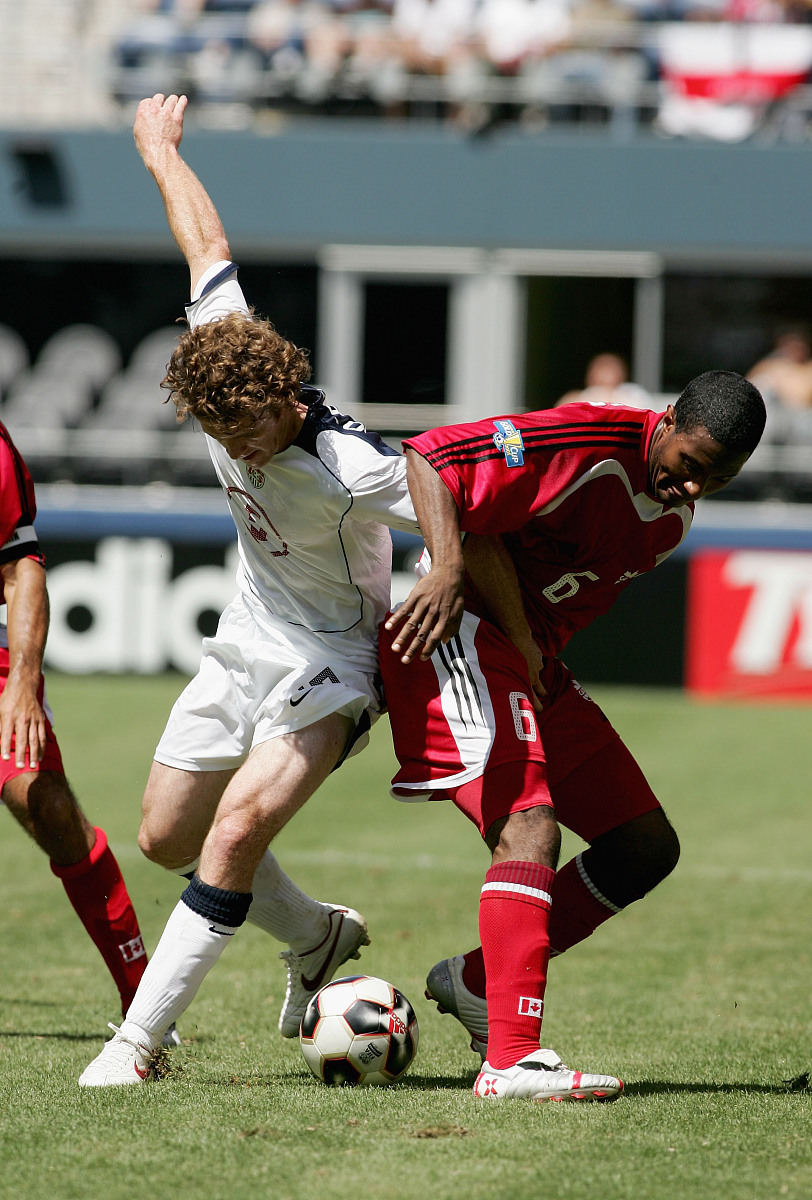 2005年7月9日,美洲足球金杯赛,美国2-0击败加拿大.seattle, wa - july