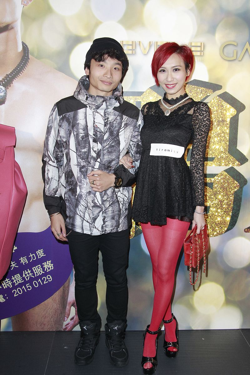 2015年2月5日,香港,电影《鸭王》票房突破四百万庆功派对.
