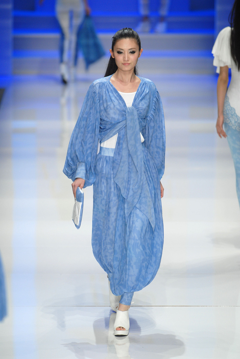 2012年3月29日,北京,2012秋冬中国国际时装周.浩沙杯-第1届中国健身服