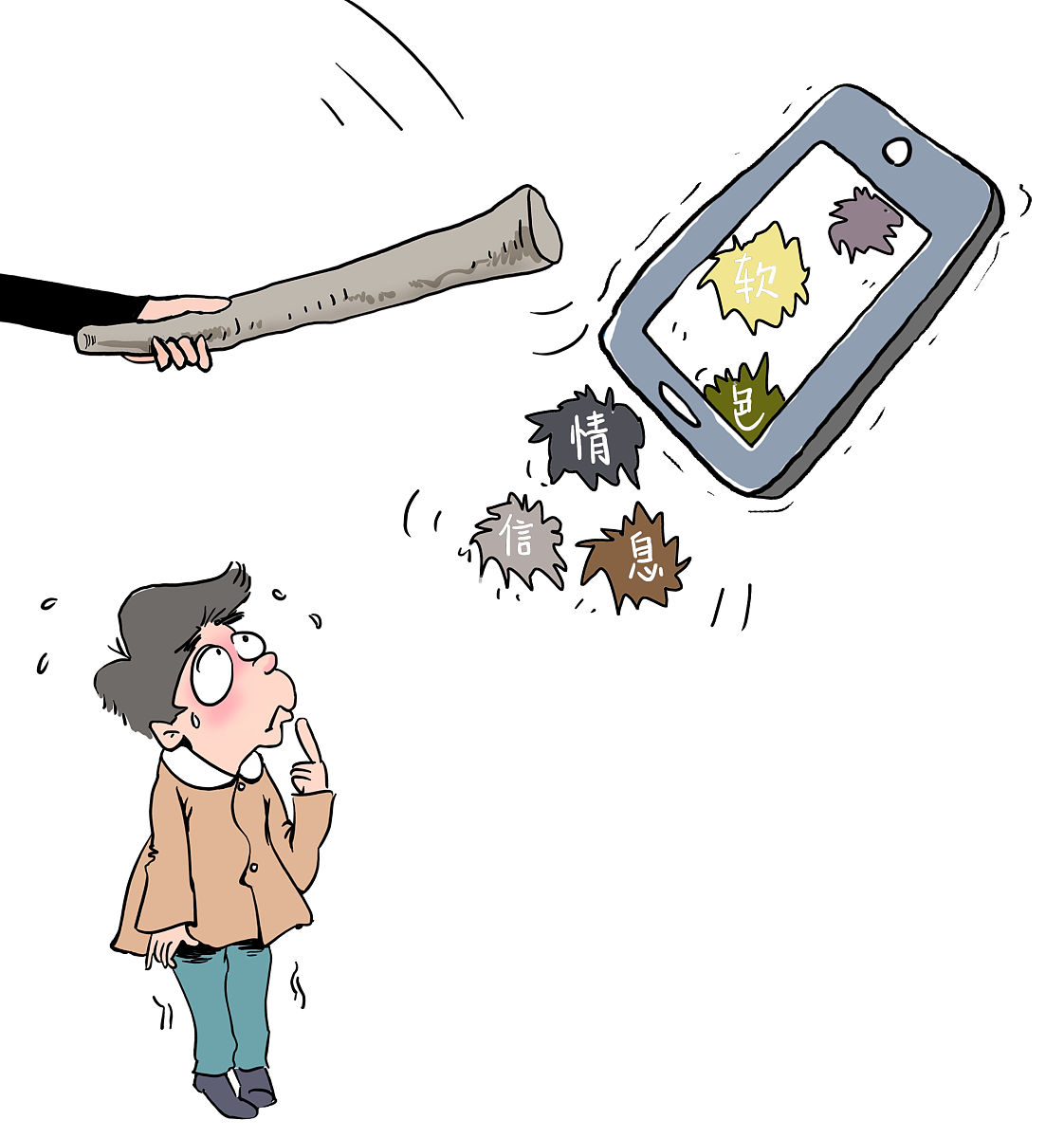 哪些词语可以形容羞怯不敢看人？