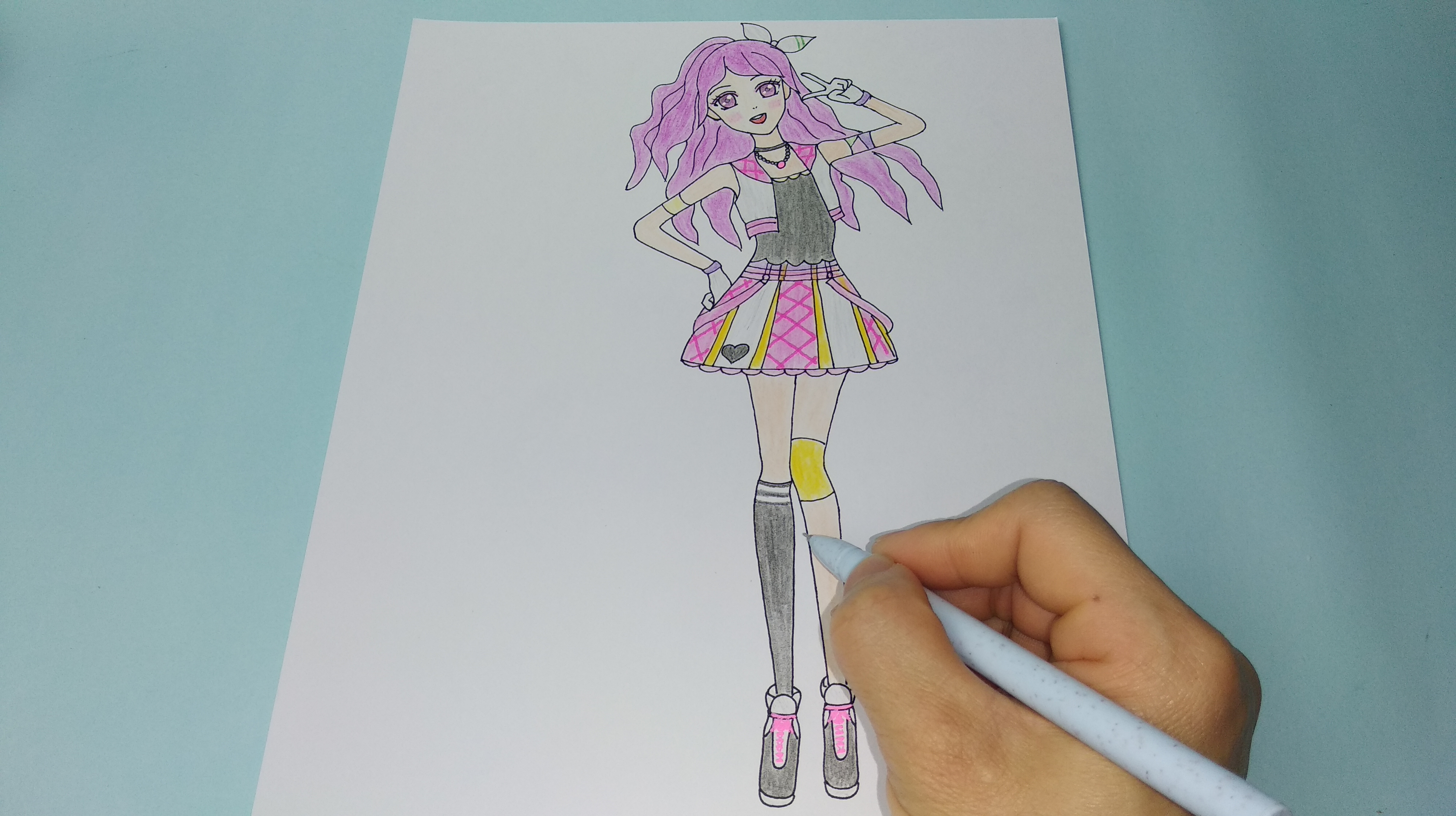 菲梦少女之可爱的乔可星简笔画,画法详细简单漂亮