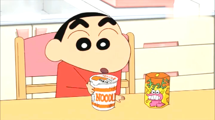 蜡笔小新:拉面和巧克力都被偷吃光了!小新没有晚饭了哦