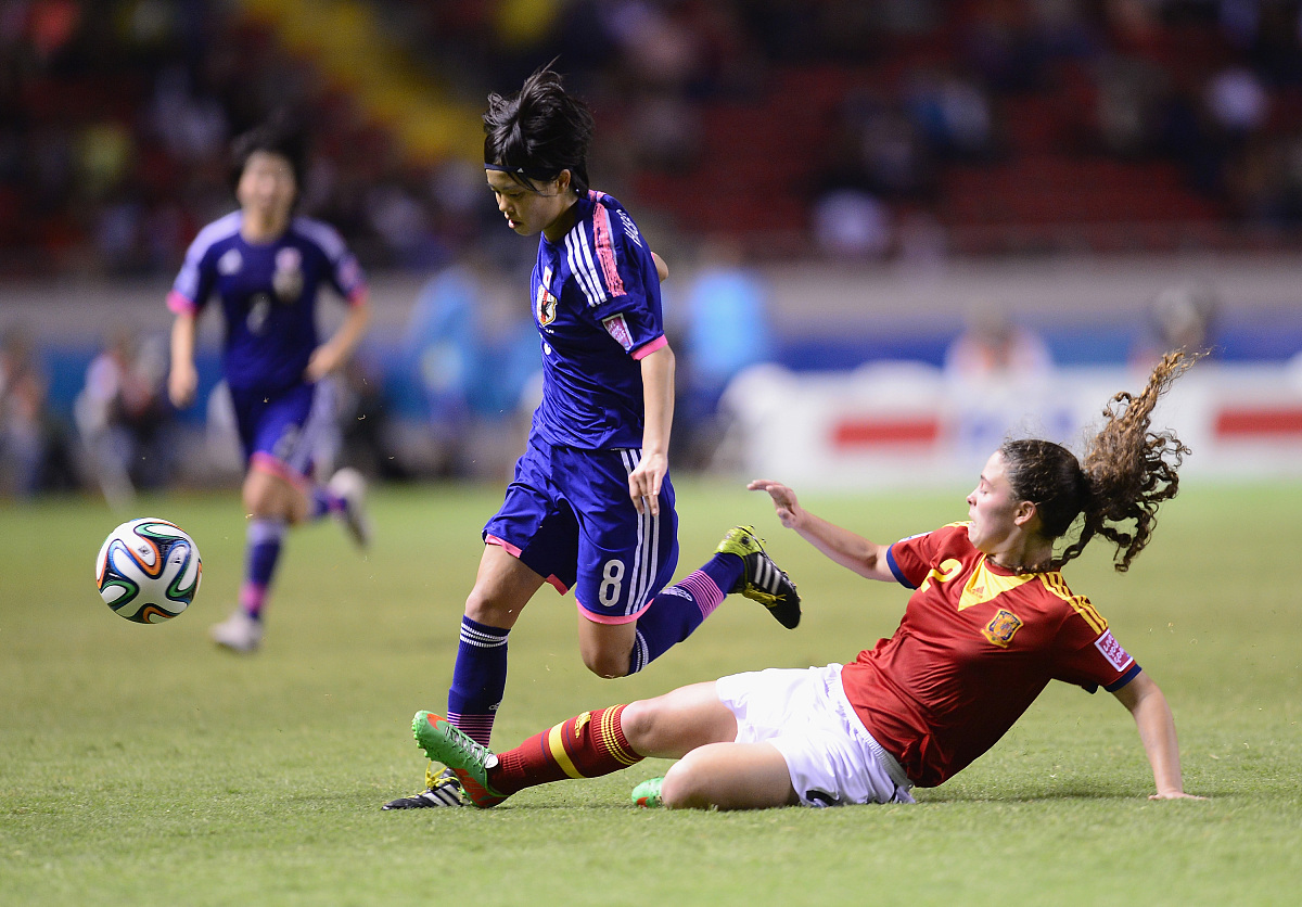 2014年4月4日,哥斯达黎加,2014u17女足世界杯决赛,日本vs西班牙.***_*