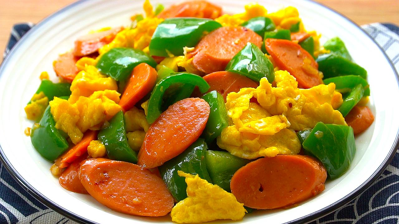 青椒炒鸡蛋也有窍门,鲜香美味,比肉还好吃,费饭又费菜,真香