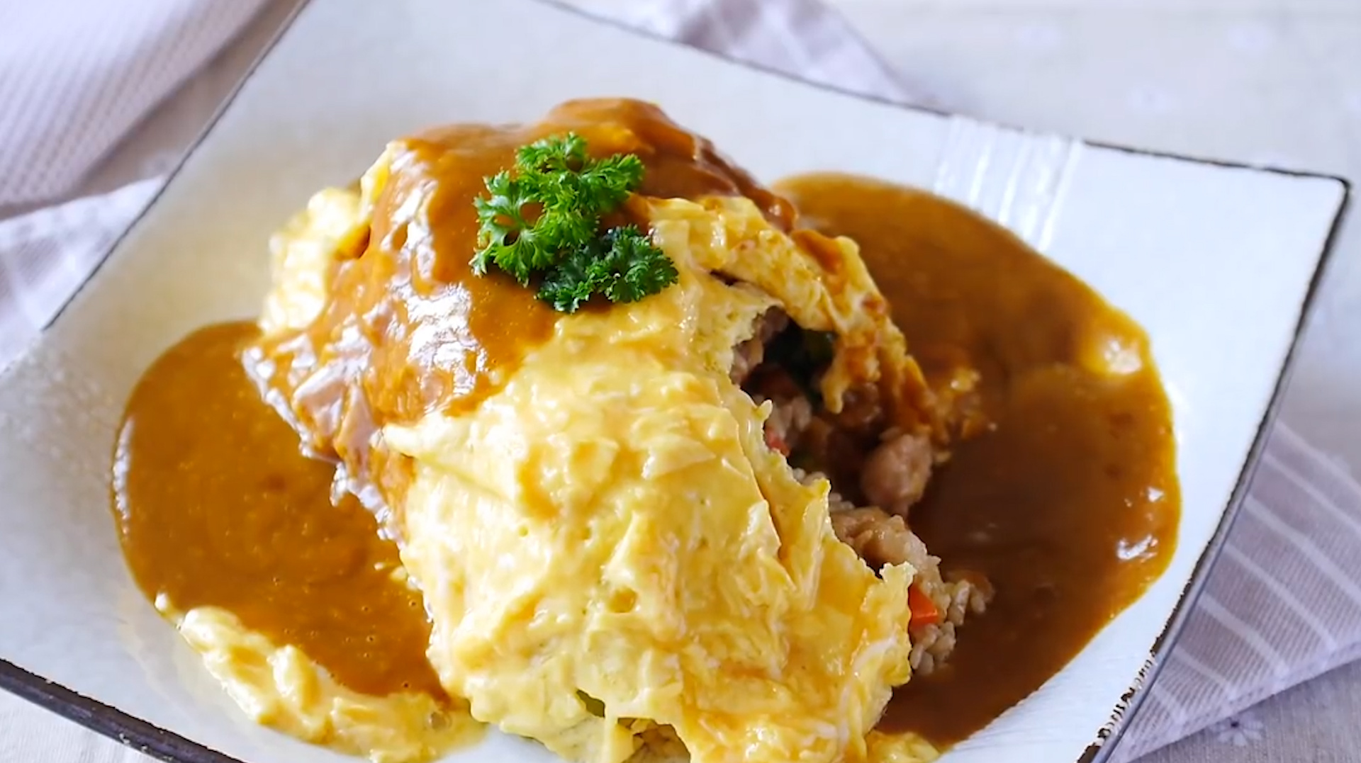 令人尖叫的“咖喱蛋包饭”,如果有人给你做这道菜,请好好珍惜