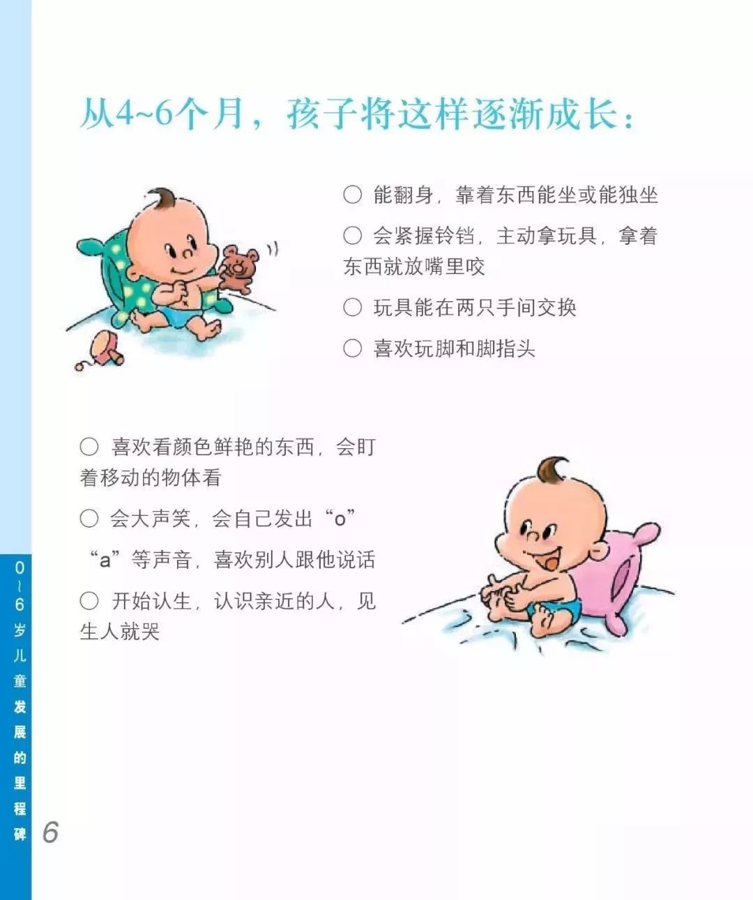 4-6个月宝宝发育 4-6个月宝宝发育