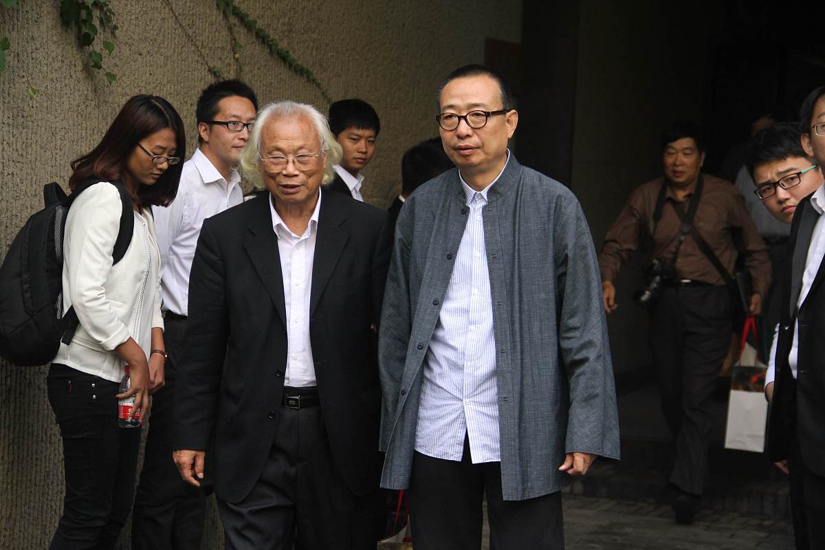 2015年10月03日,天津,天津大学冯骥才文学艺术研究院举办建院十周年庆
