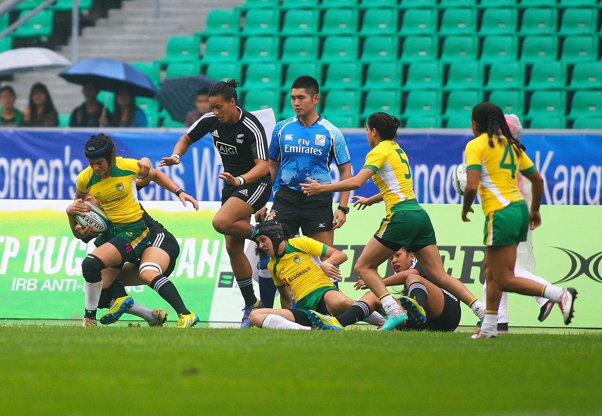 2013年3月30日,广州,2013世界女子七人制橄榄球赛,新西兰29-0巴西.***