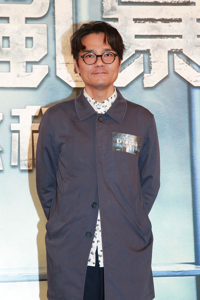2018年11月22日,香港,明星出席电影《p风暴》杀青宴.林家栋