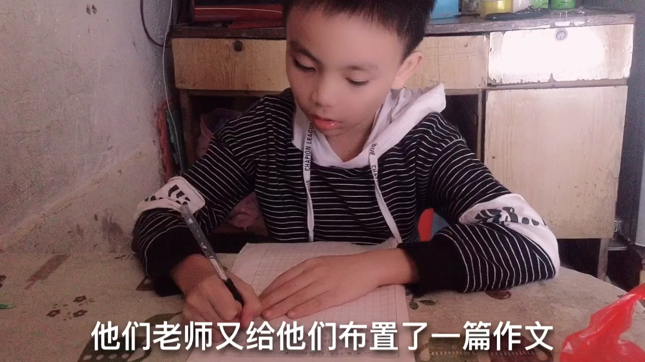 实拍:东莞小学三年级学生写的作文,看看写得怎么样?