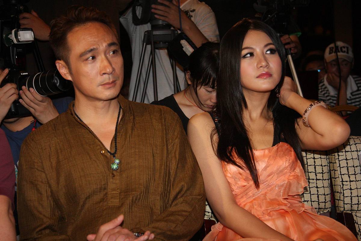 2010年7月24日,北京,电影《午夜心跳》官网启动.***_***吴镇宇  杨渝