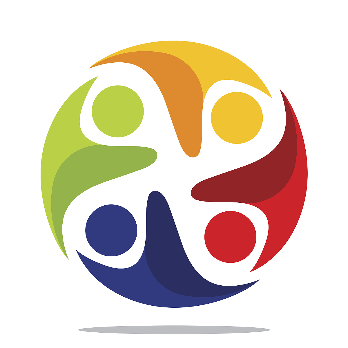 design icon with the concept of integrated / partnership, suitab