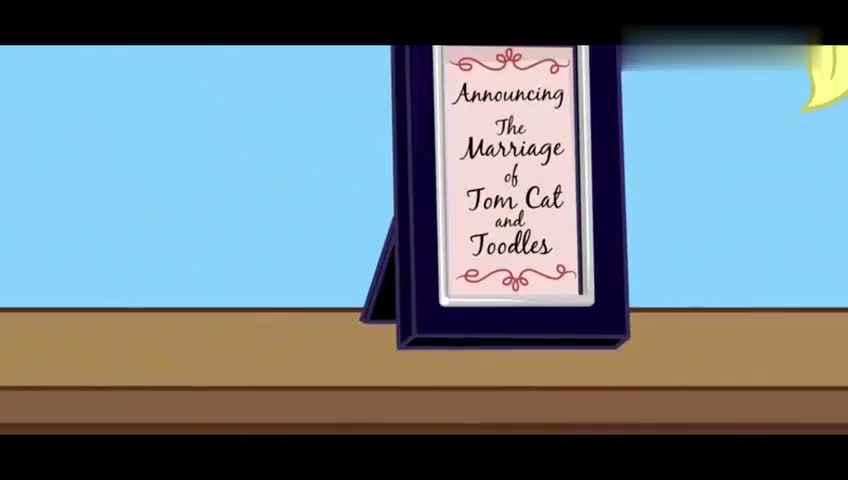 猫和老鼠:汤姆猫和嘟嘟结婚了,穿起西装也是帅帅了