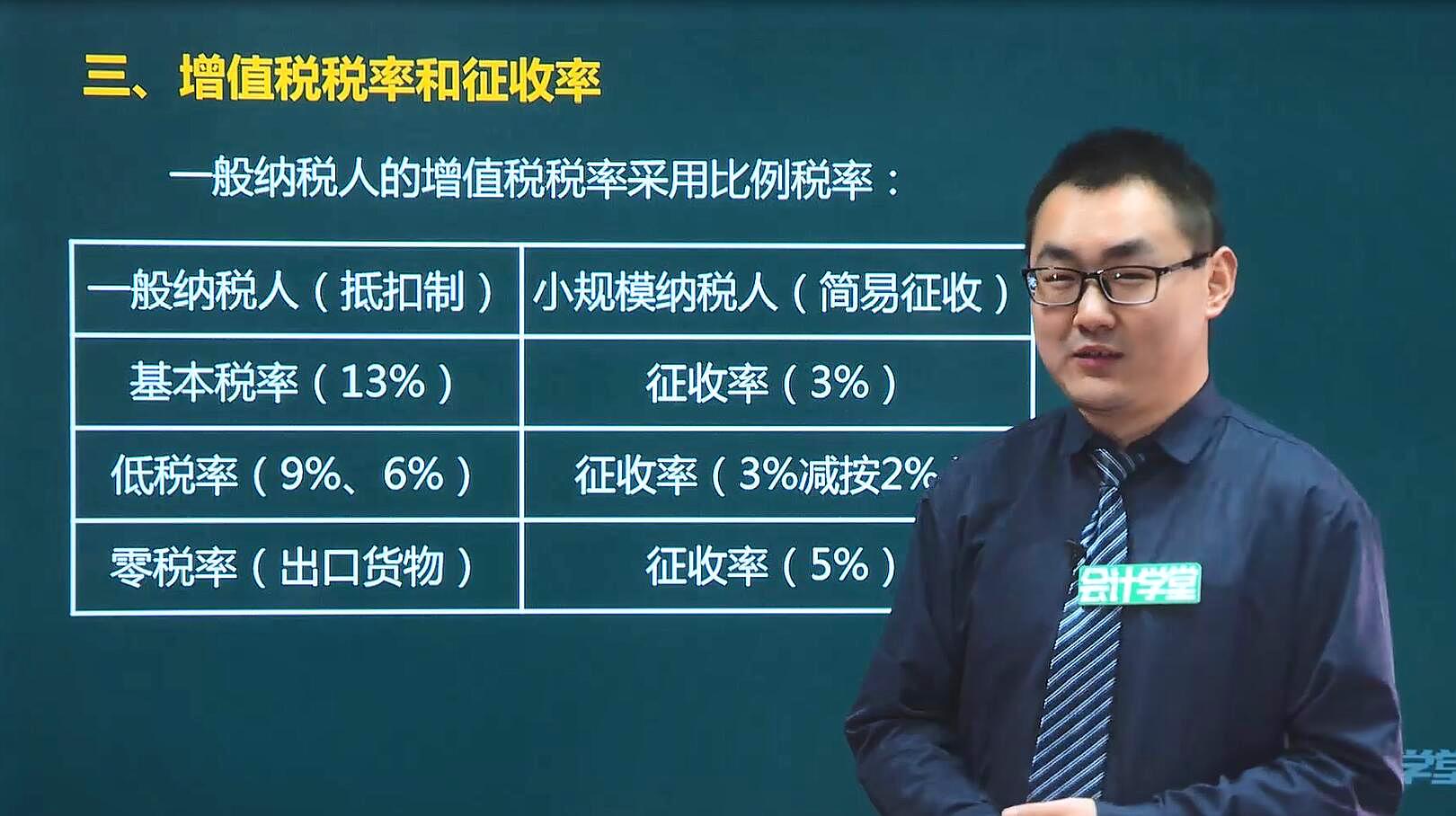 [图]2020初级会计职称考证会计经济法基础-增值税税率和征收率