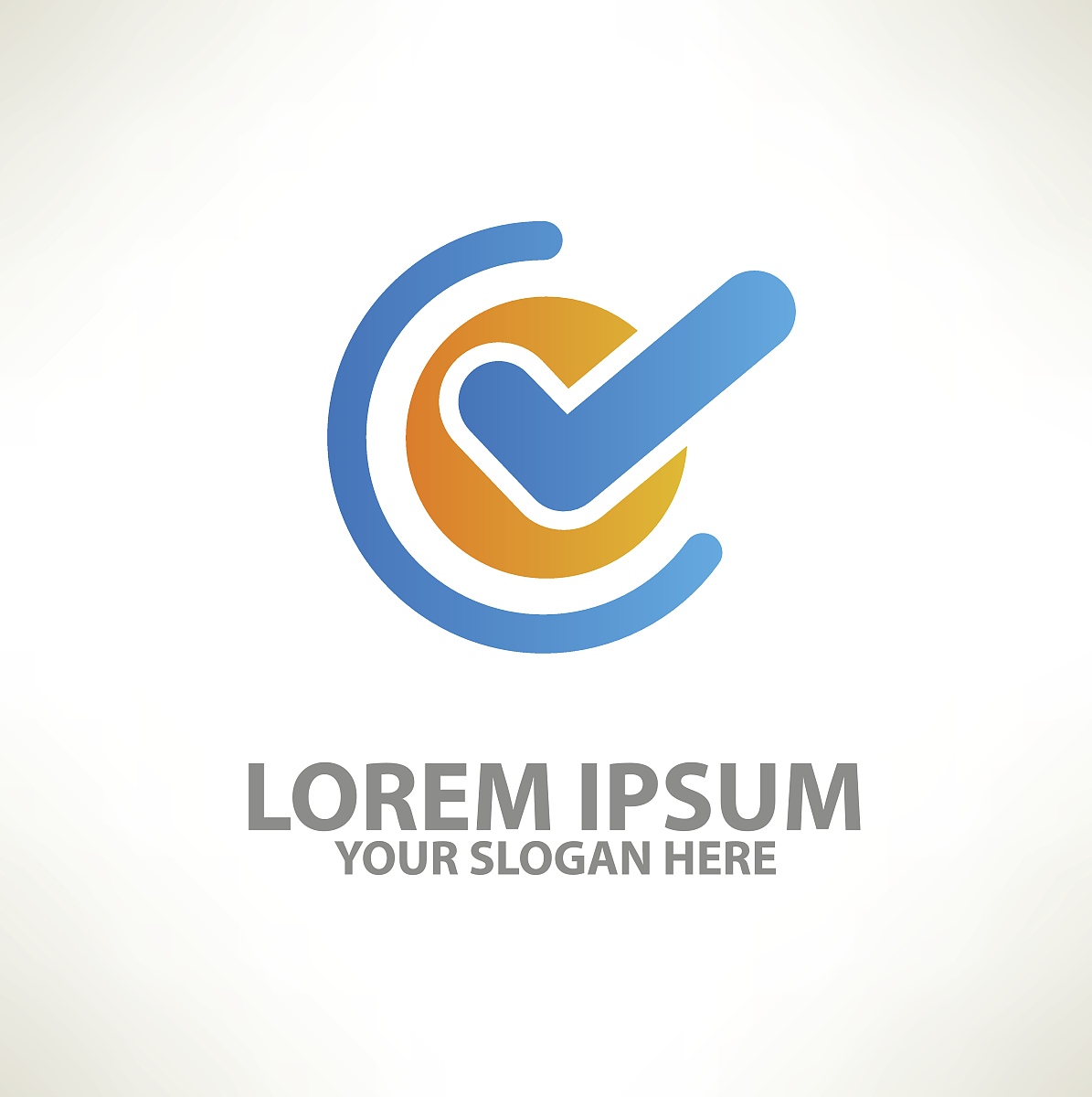 checking design,logo template,vector