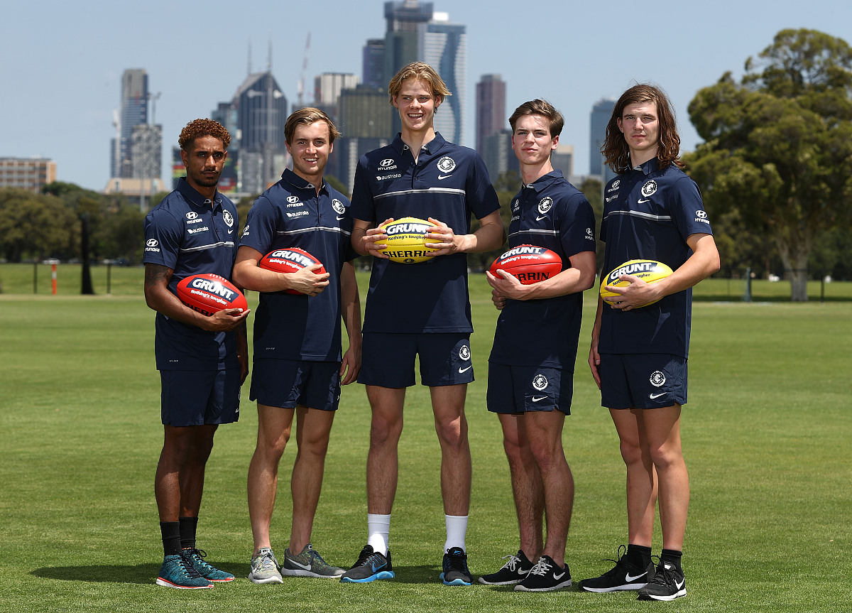 melb<strong>o</strong>urne, australia - november 29:  jarrod garlett, lochie o'