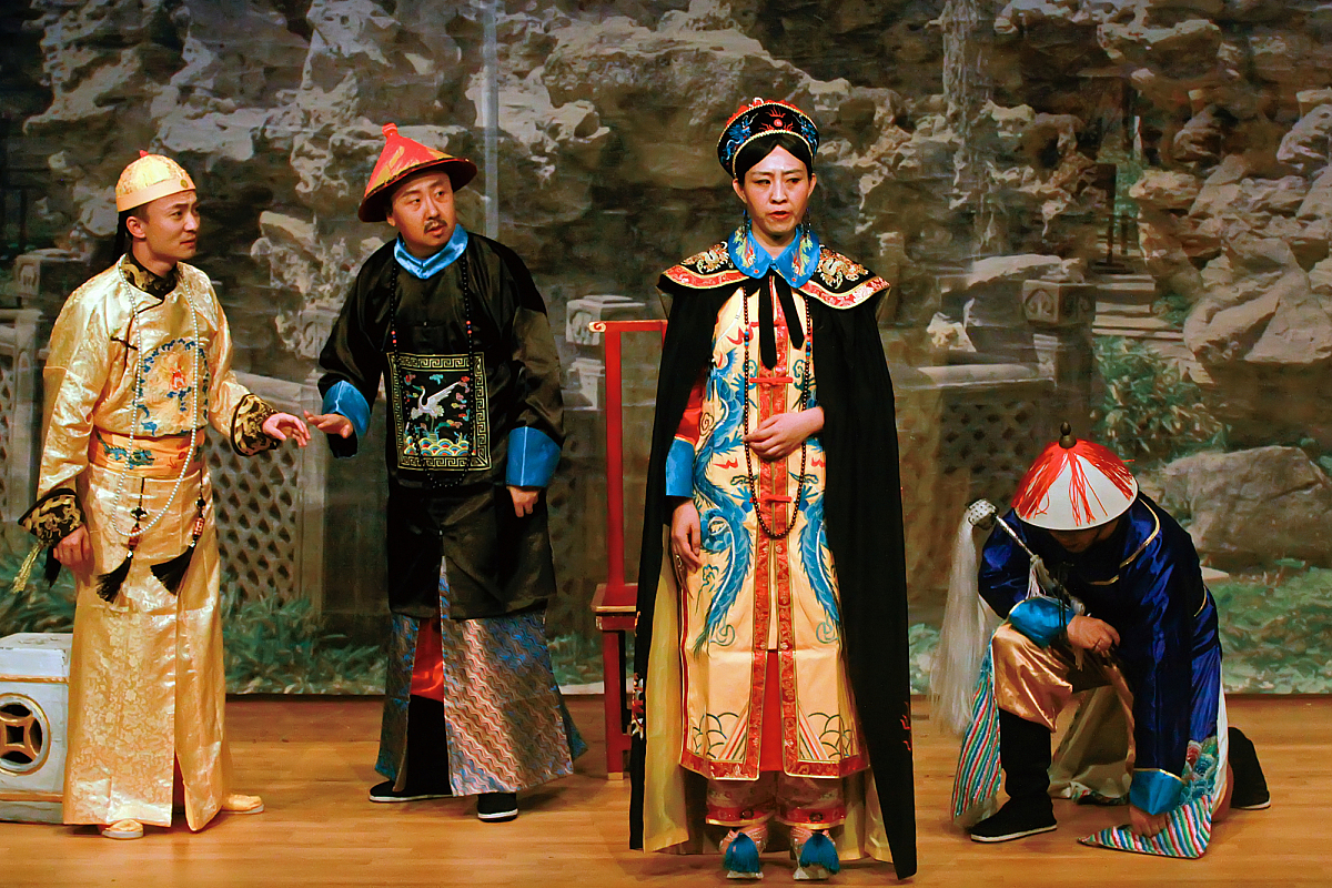 2014年9月5日,天津,宫廷舞台剧《后宫瑾一位》演出.***_***