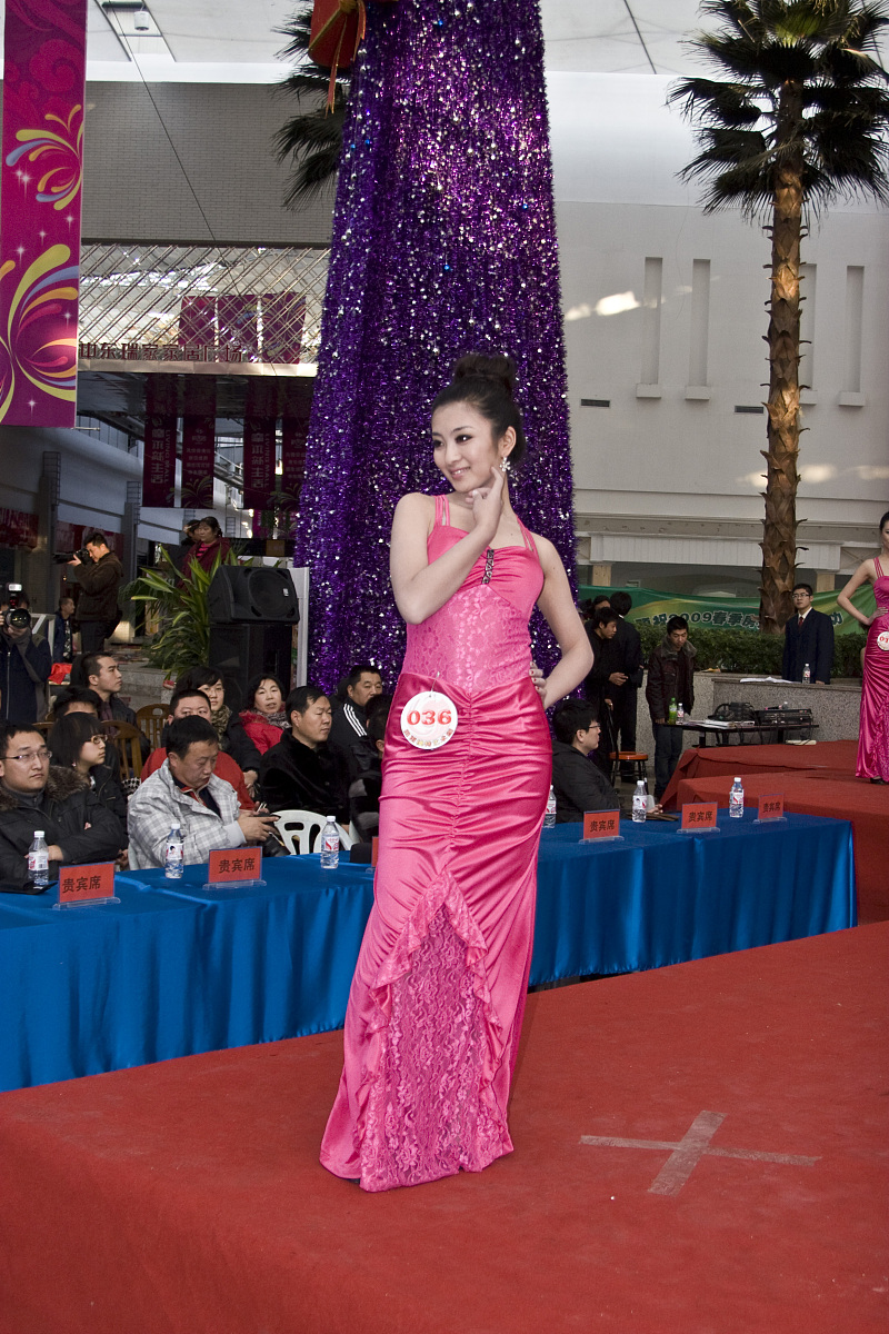 2009年12月20日,吉林,第三届世界旅游大使冠军总决赛中国赛区东北选拔