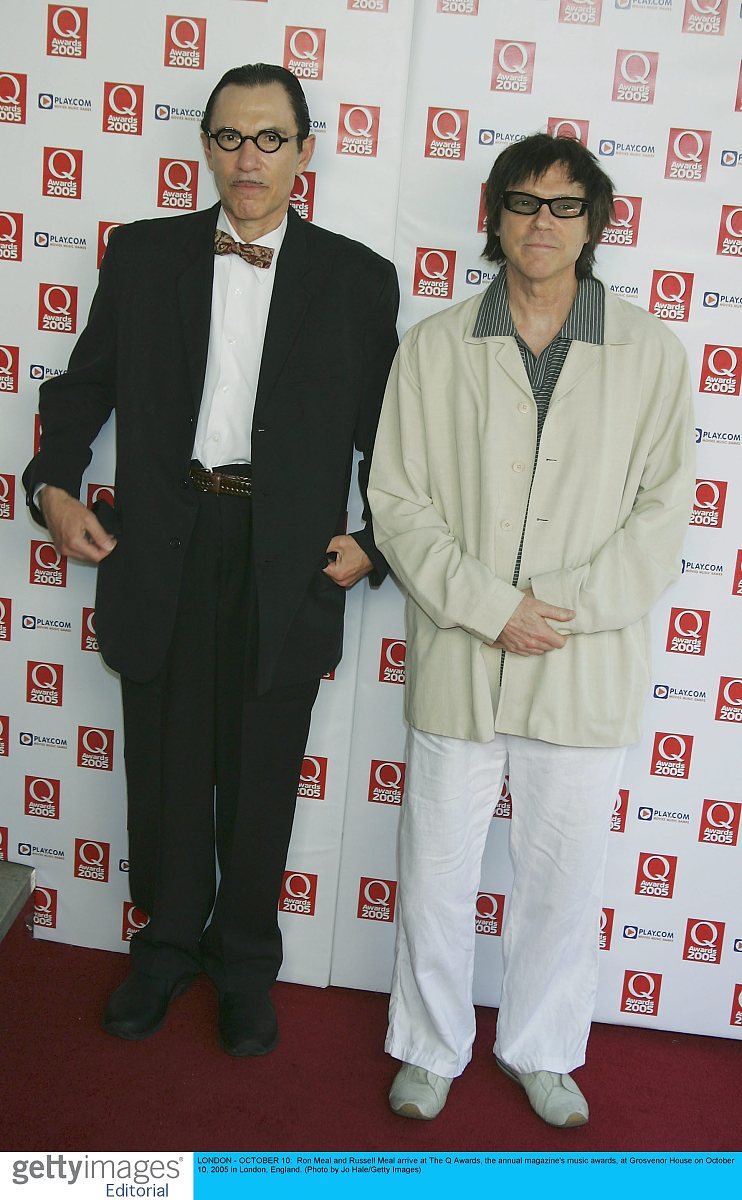 london - october 10:  ron meal and russell meal arrive at the q 