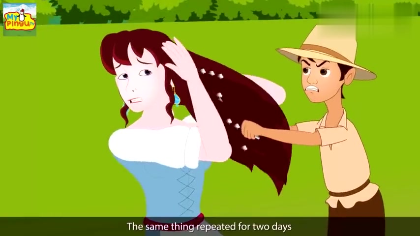 英语卡通故事之The Goose Girl Story 鹅女孩