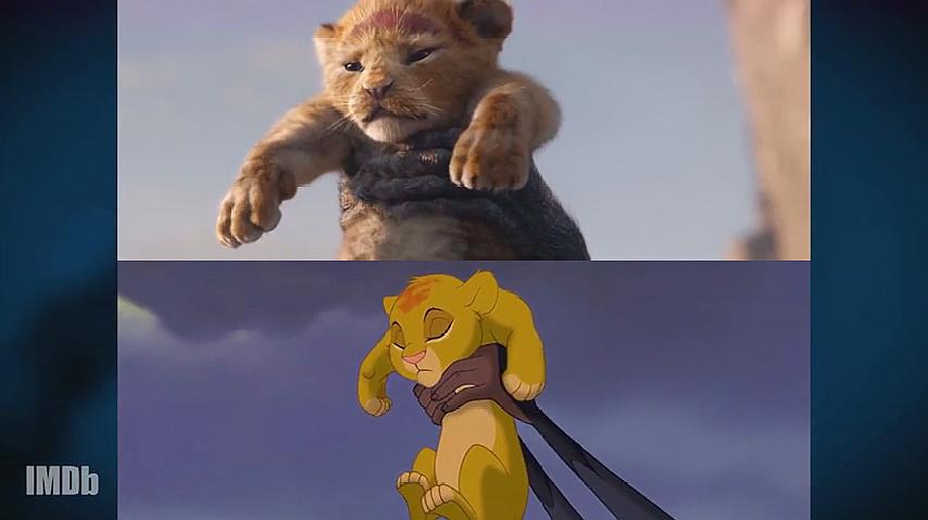 [图]两个版本狮子王The Lion King (2019) - 对比