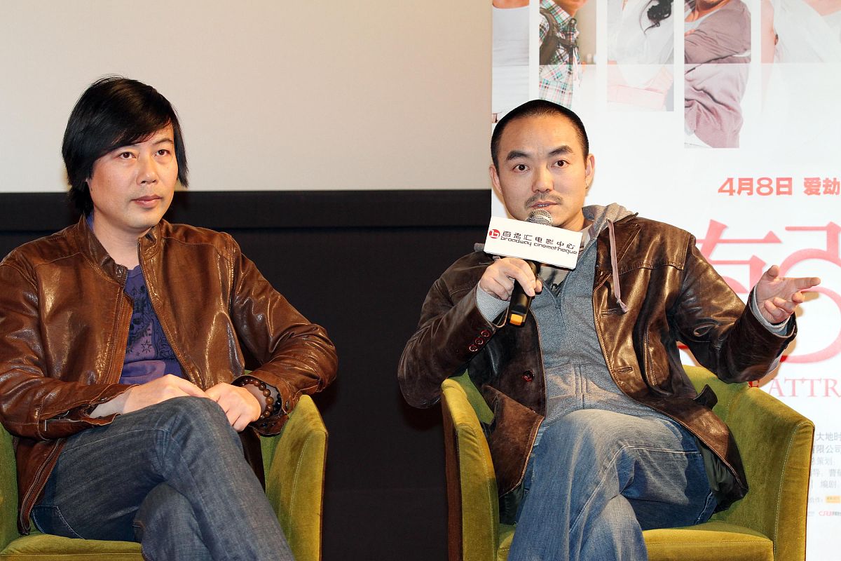 2011年4月17日,北京,电影《万有引力》导演赵天宇在当代moma百老汇电