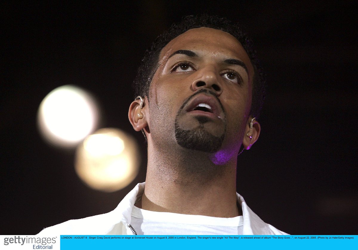 2005年8月8日,英国伦敦,著名歌手克雷格大卫(craig david)在somerset 