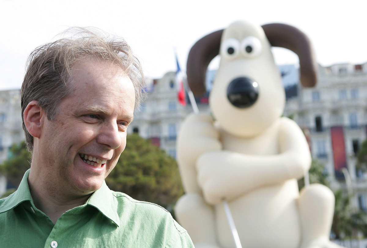 cannes, france - may 12:  director nick park attends wallace & g