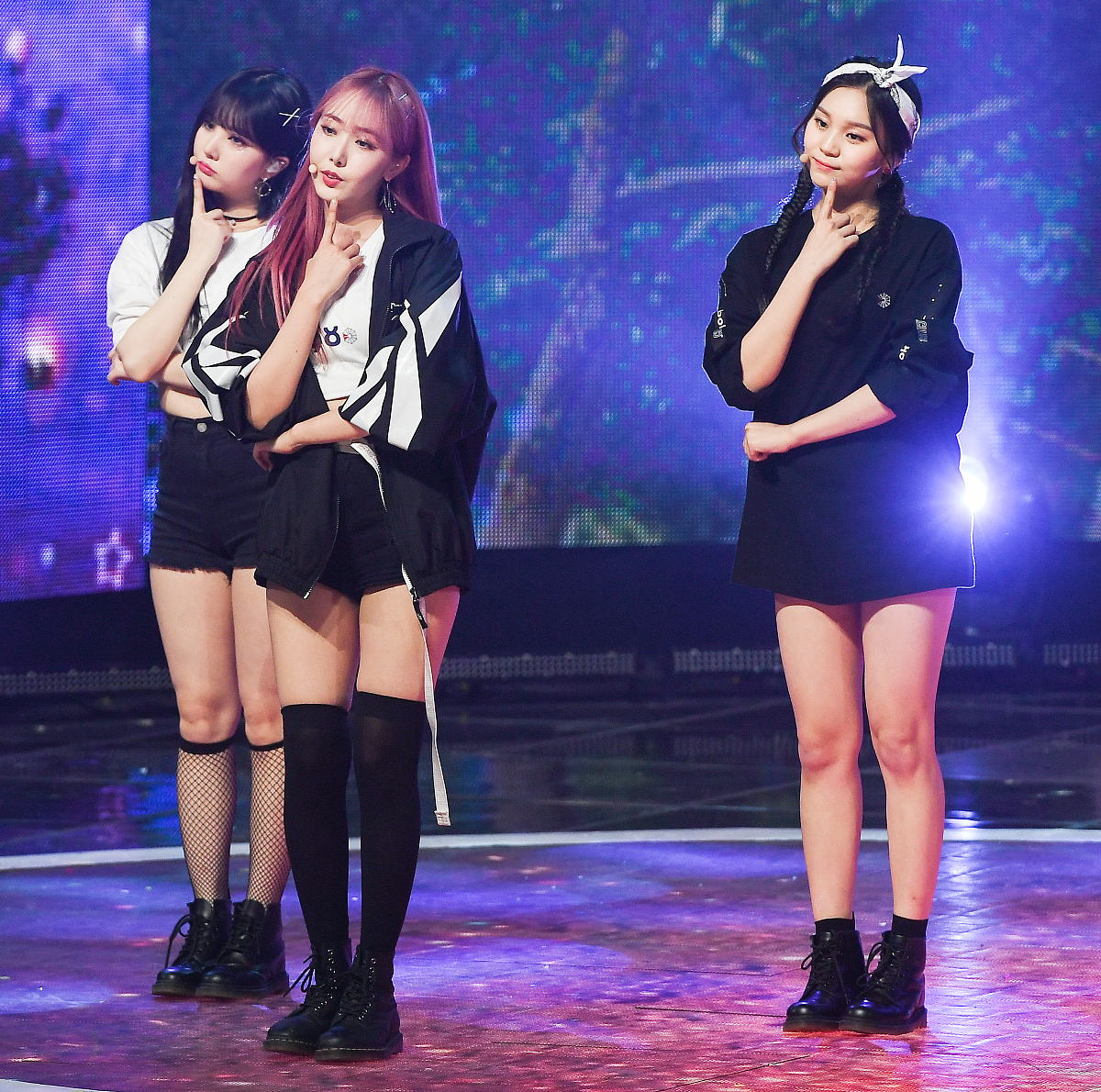 lui performs during the mbc music 'show champion' at the mbc dre